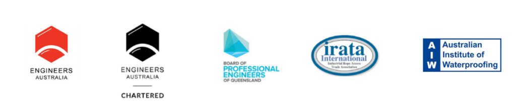 Engineers Australia, AIW and professional accreditation logos